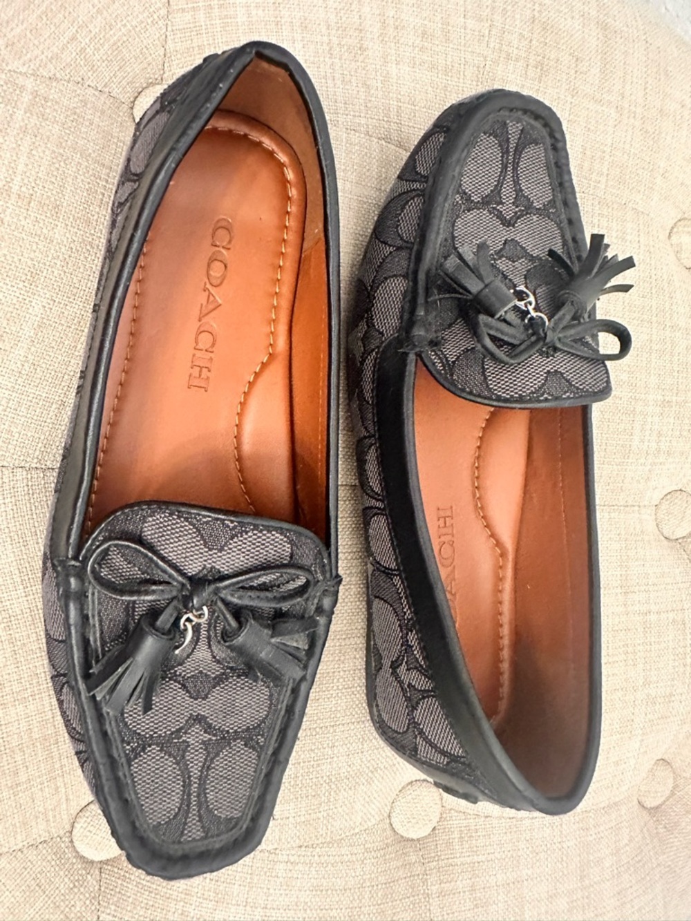 Coach Moira Loafer Mules Size 5B - Picture 6 of 11